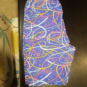 Lularoe TC Birthday leggings 2016 *RARE